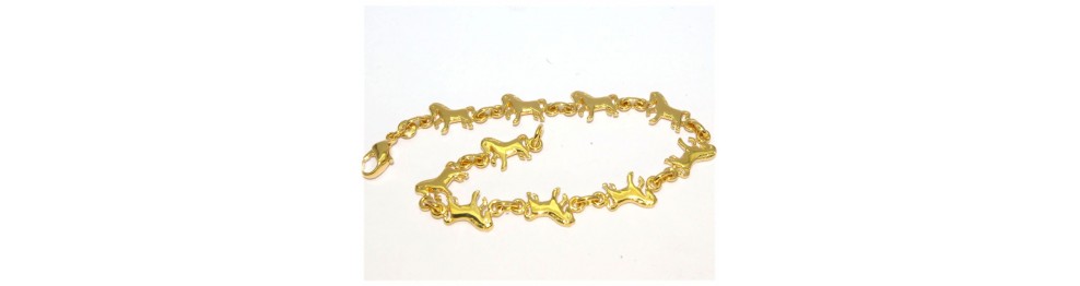 Un bracelet plaqué or à prix mini grâce à bijou promotion pour mon enfant